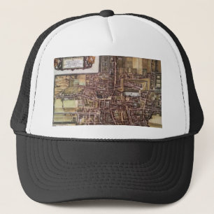 Casquette Réplique carte de la ville de La Haye 1649