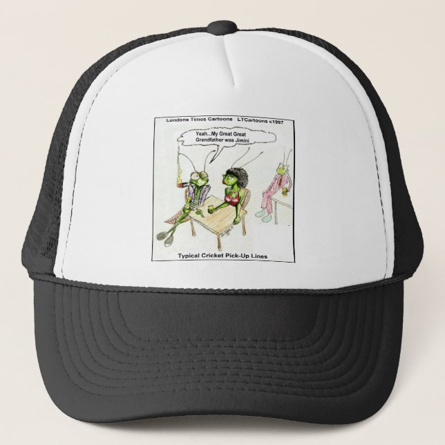Casquette Répliques d'approche drôles sur le cricket (Devant)