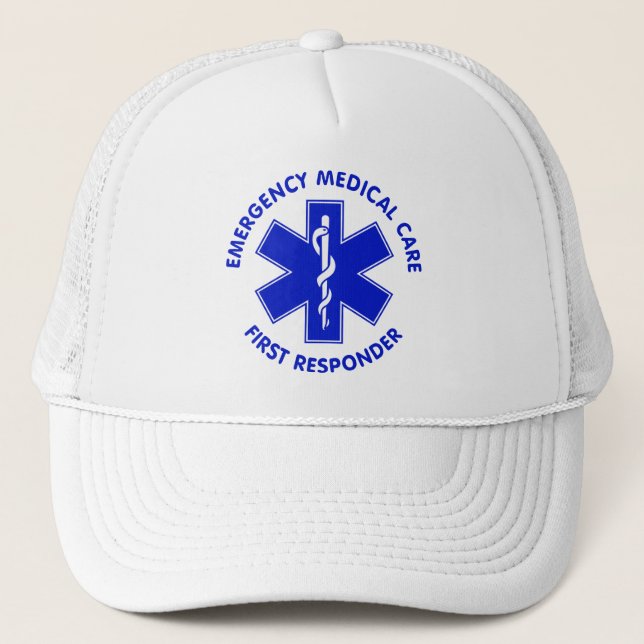 Casquette Répondeur de soins médicaux de secours premier (Devant)