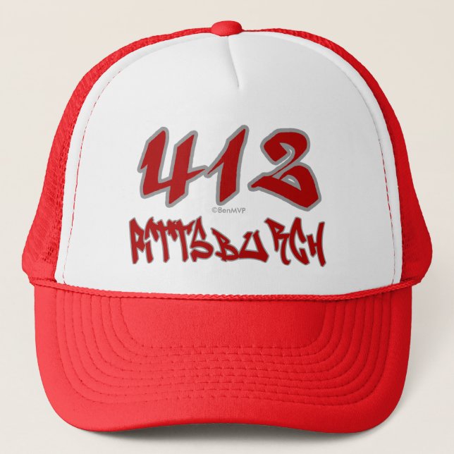 Casquette Représentant Pittsburgh (412) (Devant)