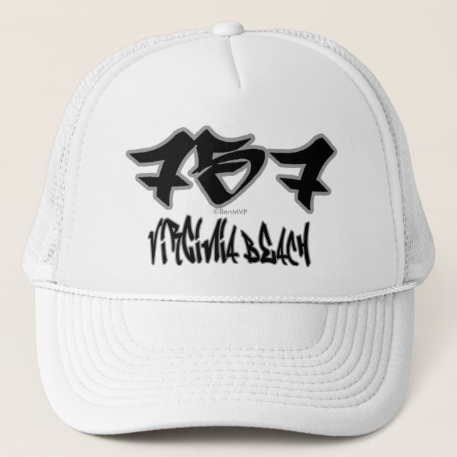 Casquette Représentant Virginia Beach (757) (Devant)