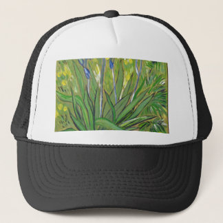 Casquette Reproduction acrylique de l'art de Van Gogh Irises