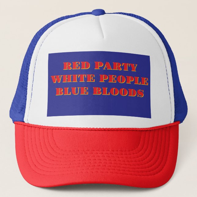 CASQUETTE RÉPUBLICAIN ROUGE, BLANC ET BLEU (Devant)