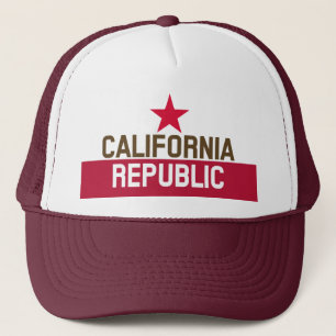 Casquette RÉPUBLIQUE DE CALIFORNIE Drapeau Drapeau Drapeau D
