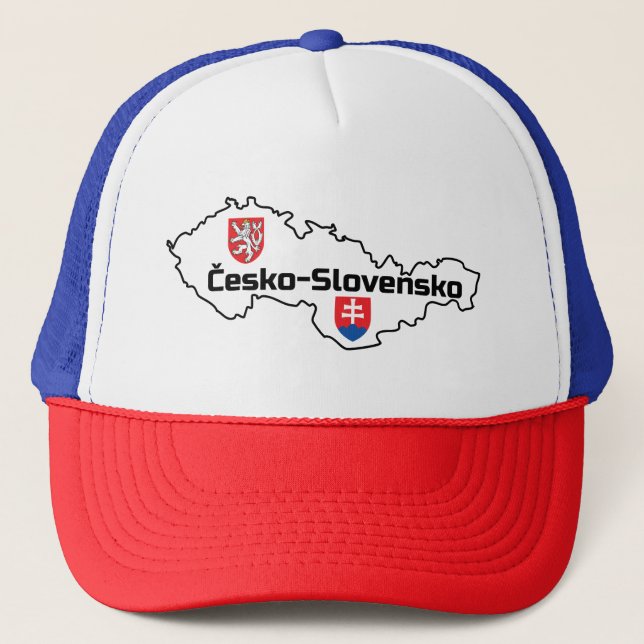 Casquette République tchèque-Slovaquie (Devant)