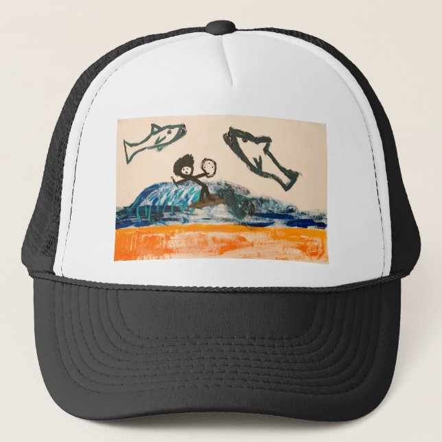 Casquette requin (Devant)