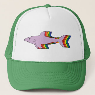 Casquette Requin d'arc-en-ciel