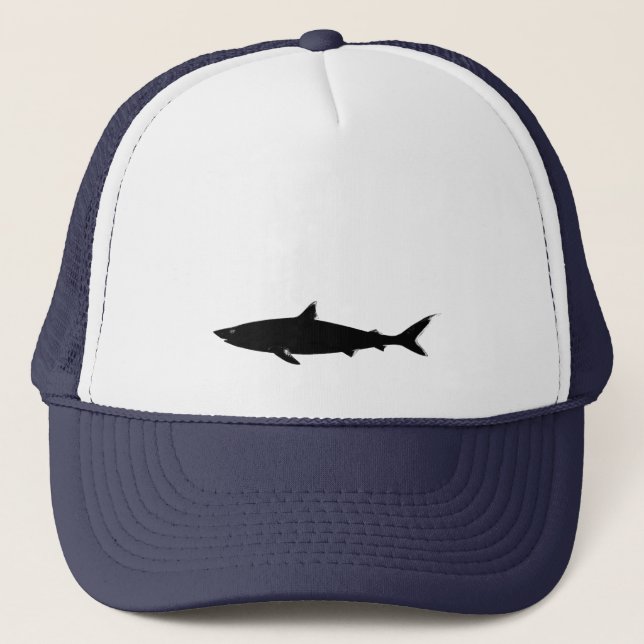 Casquette requin noir (Devant)