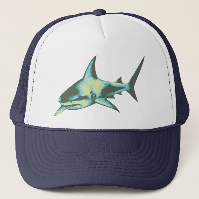 Casquette requins, animaux sauvages (Devant)