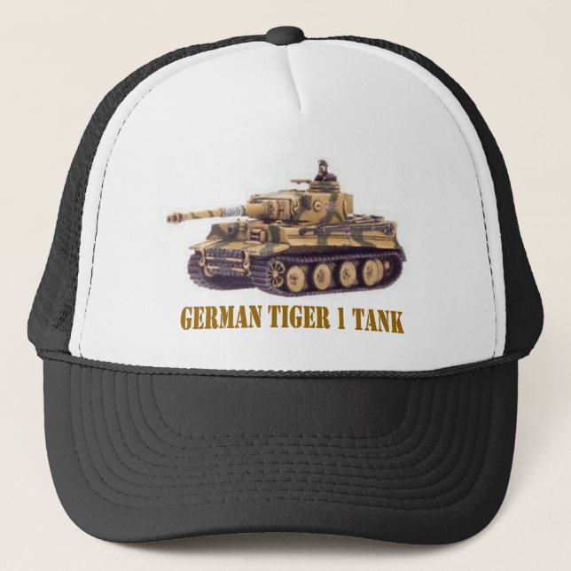 CASQUETTE RÉSERVOIR ALLEMAND DU TIGRE 1 (Devant)