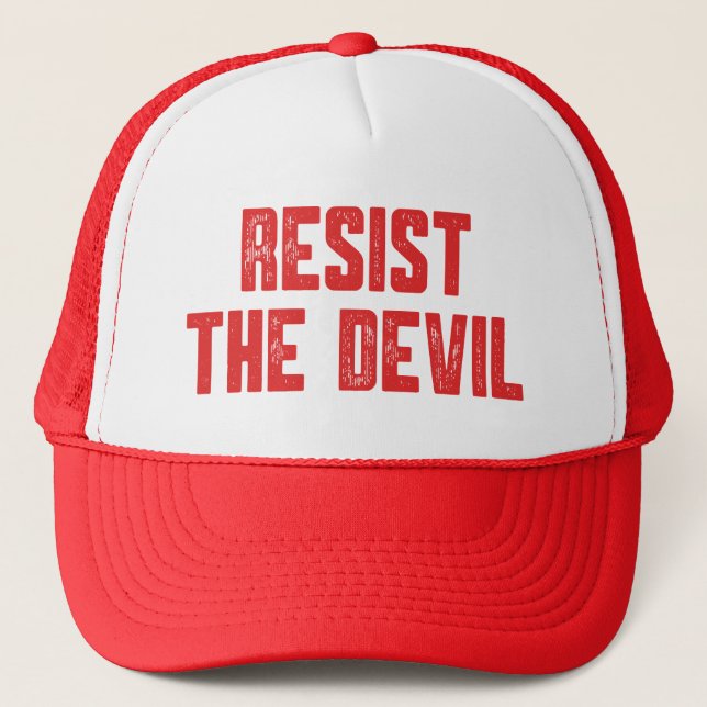 Casquette Résistez au Devil Stand Firme dans l'autonomisatio (Devant)