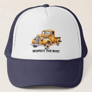 Casquette RESPECTEZ LA ROUILLE Camionnette drôle retraite