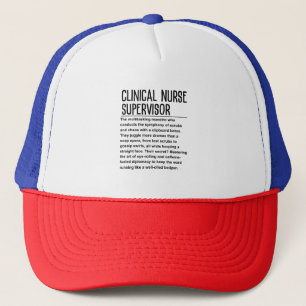 Casquette Responsable de l'infirmière clinique