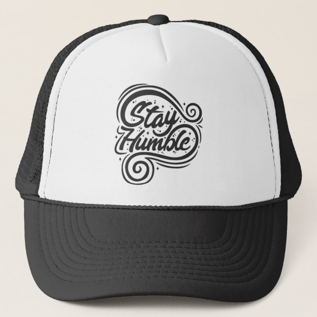 Casquette Reste humble (Devant)