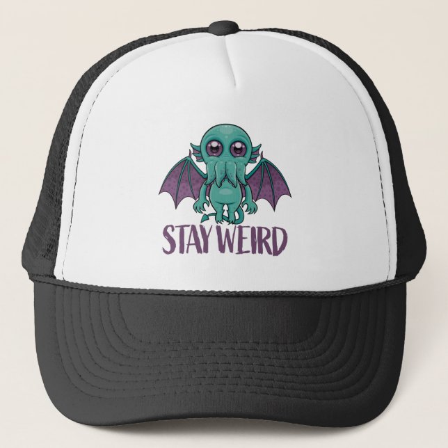 Casquette Reste un monstre Cthulhu mignon (Devant)