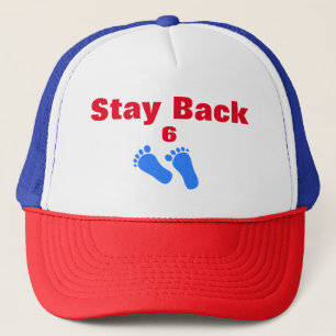 Casquette Rester Retour 6 Pieds Cool Awesome Funny Silly