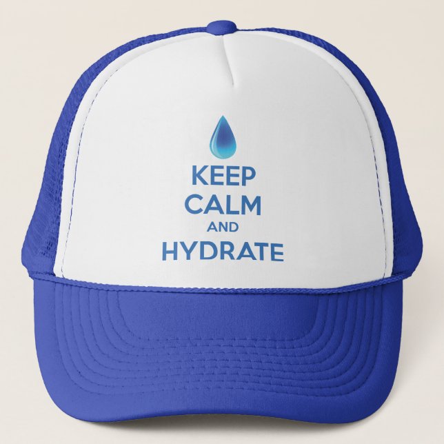 Casquette Restez Calme Et Hydrate (Devant)