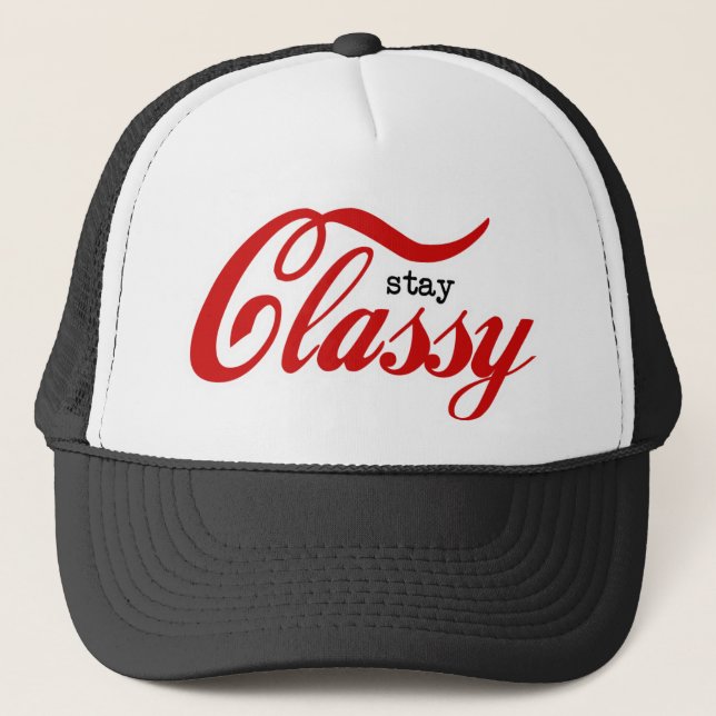 Casquette Restez élégant (Devant)