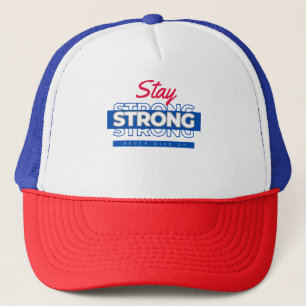 Casquette Restez forts n'abandonnez jamais les hommes
