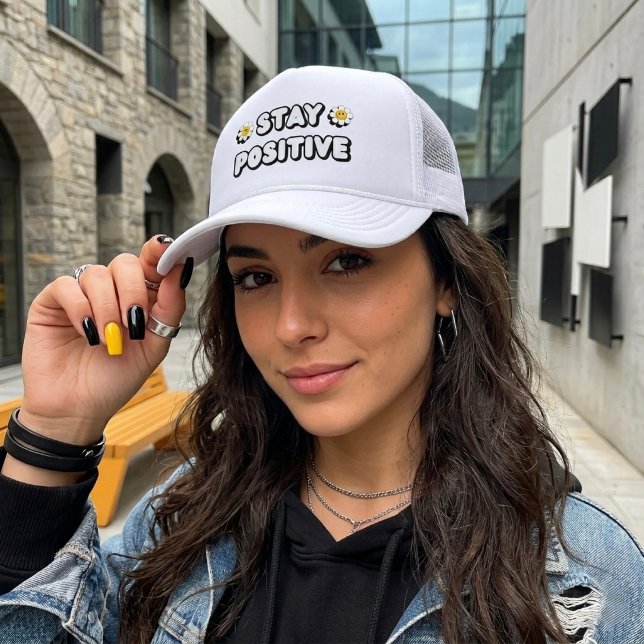Casquette Restez Positif (Créateur téléchargé)