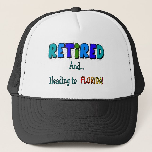 Casquette Retiré et titre à la Floride (Devant)