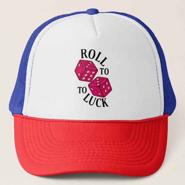 Casquette Retour à la chance - Morceau brodé (Devant)