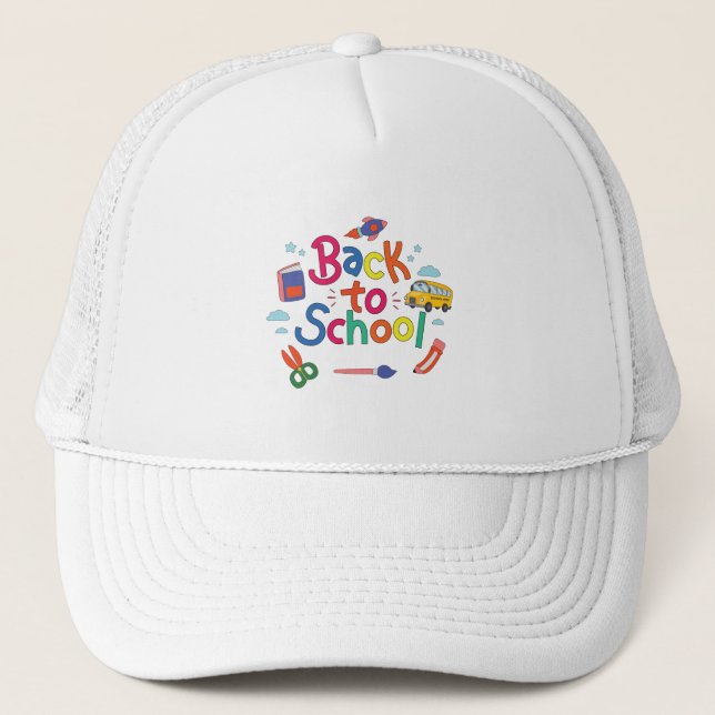 Casquette Retour à l'école (Devant)
