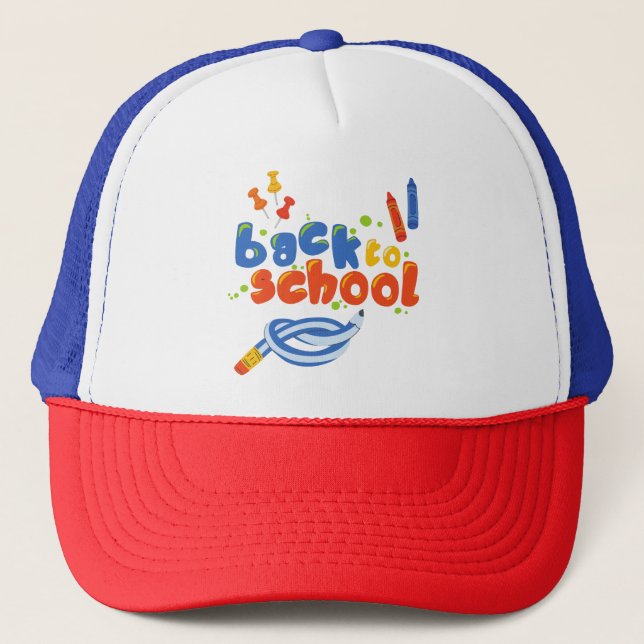 Casquette Retour À L'École (Devant)
