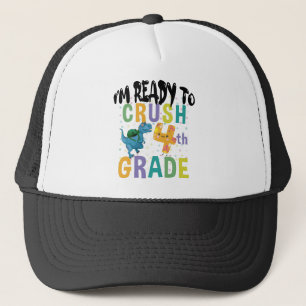 Casquette Retour à l'école Je suis prêt à déchirer la 4e ann