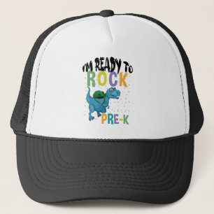 Casquette Retour à l'école Je suis prêt à rocker Préscolaire