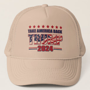 Casquette Retour de l'Amérique à Trump 2024