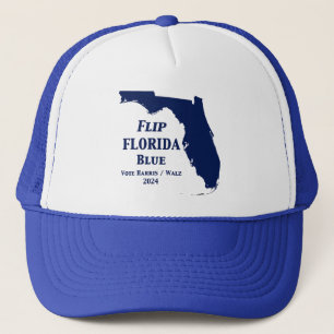 Casquette Retourner Florida Blue dans Sticker Carré 2024