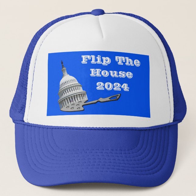 Casquette Retourner Le Vote De La Chambre Bleu 2024 (Devant)