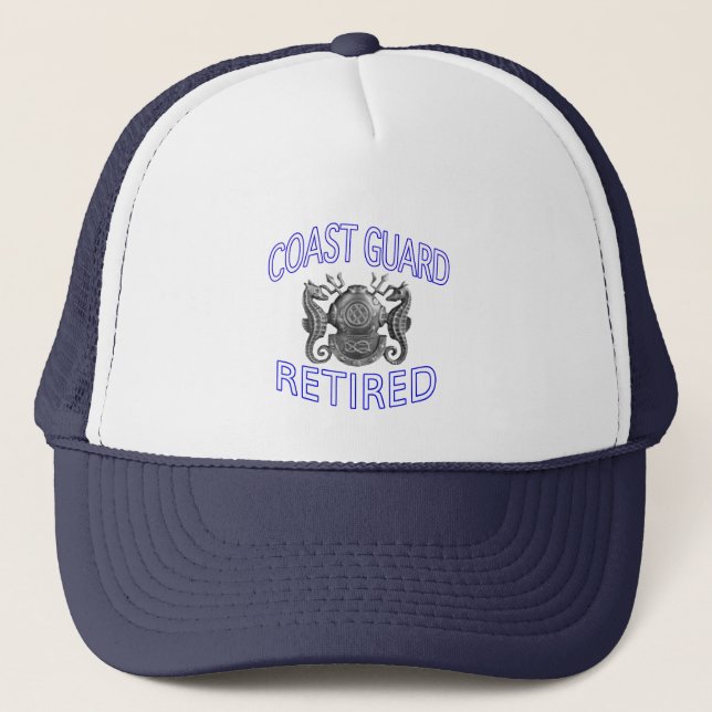Casquette retraité de la Garde côtière américaine (Devant)