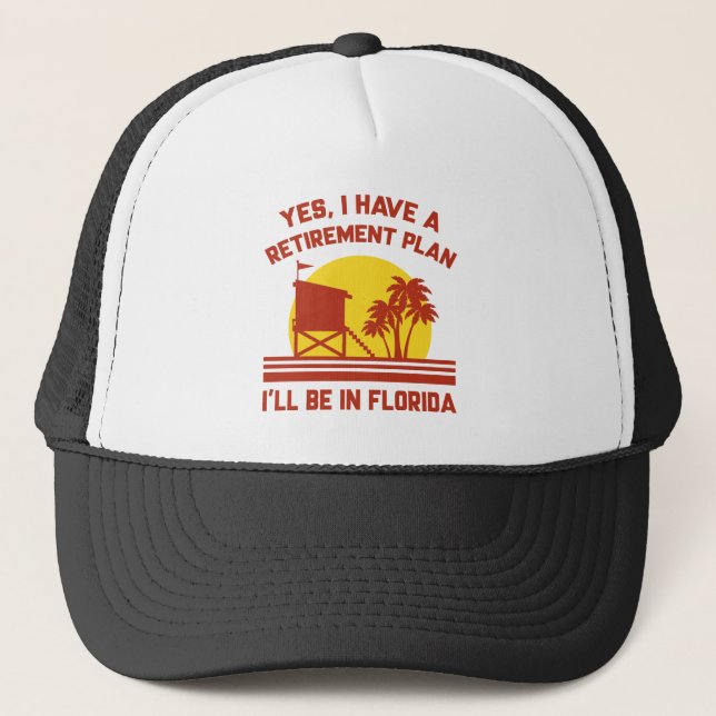 Casquette Retraite Floride (Devant)