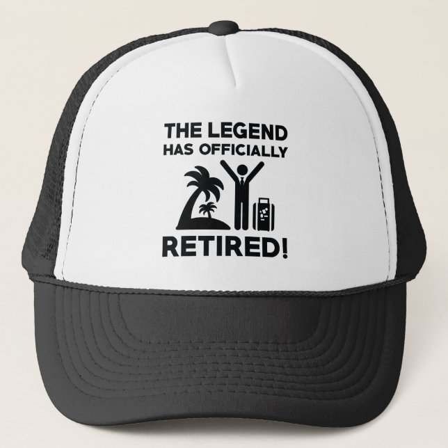 Casquette Retraité officiellement (Devant)