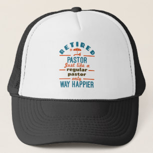 Casquette Retraité Pastor Prédicateur Retraite Drôle Happier