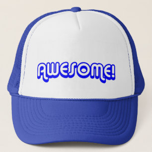 Casquette Rétro 80s impressionnant ! Bleu
