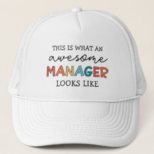 Casquette Retro Awesome Manager Funny