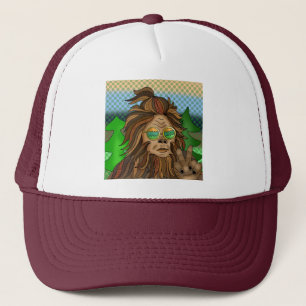 Casquette Retro Bigfoot Vintage Colours Sasquatch Pop Art
