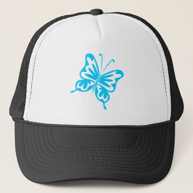 Casquette Retro Butterfly - Sky Blue (Devant)