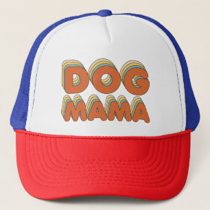 Casquette Retro Chien Mama Drôle Chien Maman