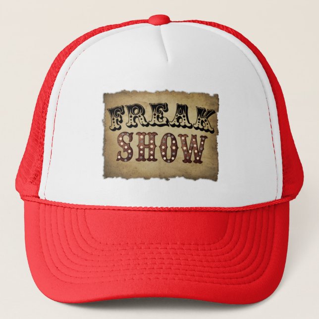Casquette Retro Circus Poster FreShow (Devant)