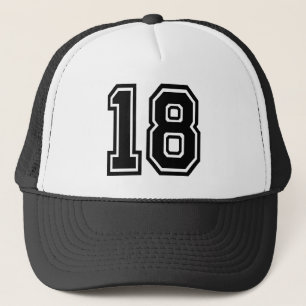 Casquette Retro Classic 18e Anniversaire Trucker Fête Chape