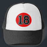 Casquette Retro Classic 18e Anniversaire Trucker Fête Chapea<br><div class="desc">Chapeau classique 18e anniversaire de la fête de camionnette pour votre fils ou votre fille qui a 18 ans</div>