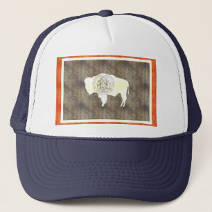 Casquette Rétro drapeau vintage du Wyoming