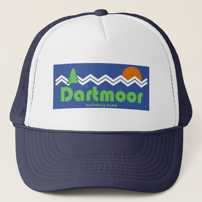 Casquette Rétro du parc national Dartmoor (Devant)