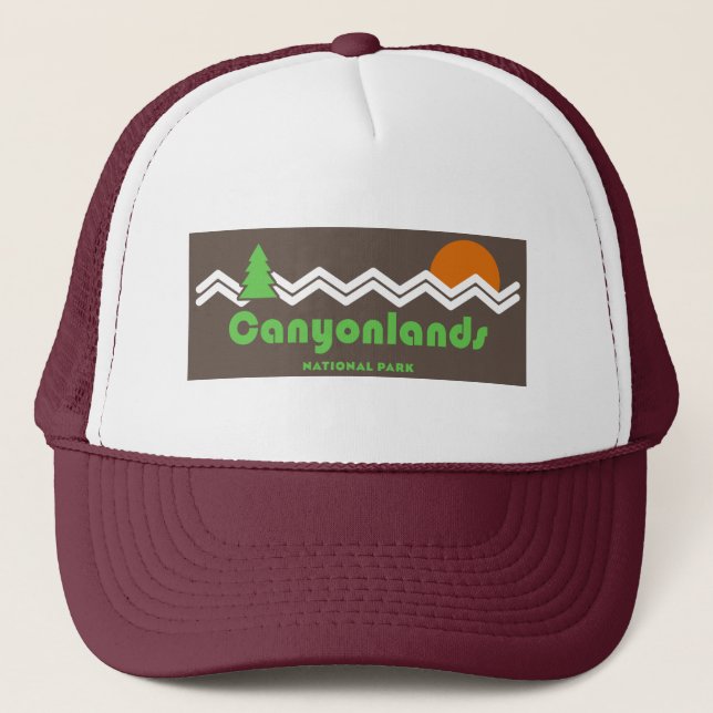 Casquette Rétro du parc national des Canyonlands (Devant)