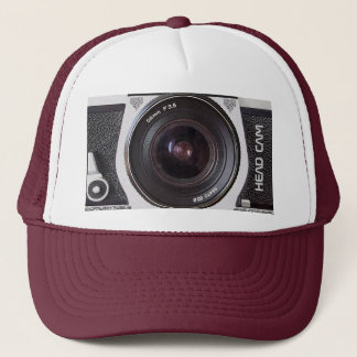 Casquette Rétro effet de came de tête d'appareil-photo 80s