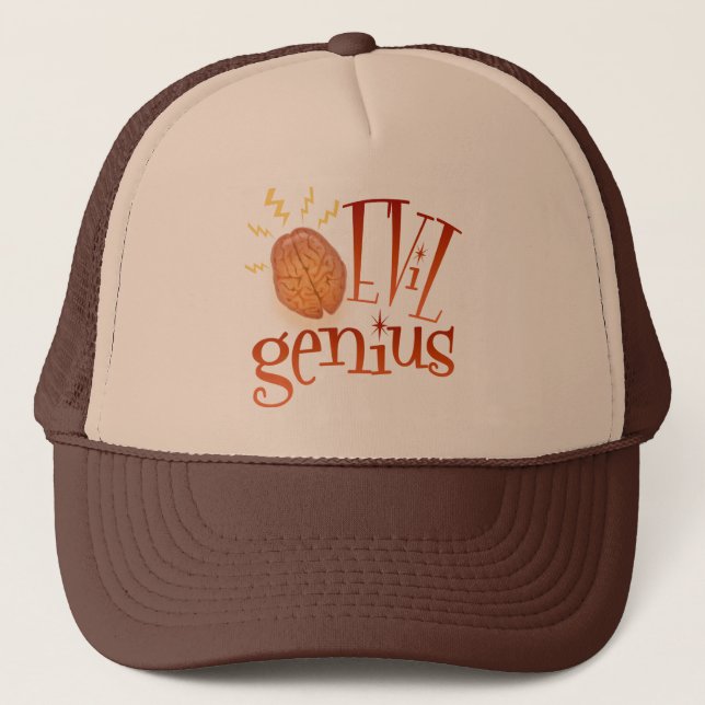 Casquette Rétro génie mauvais (Devant)